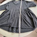 Free People FP Beach Stone Harbor Oversized Cover Up Dress in Charcoal Gray Size XS Photo 8