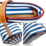 Dooney & Bourke Sullivan Tote Blue & White Striped Shoulder Bag Coastal Preppy Photo 14
