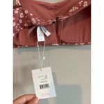 ANDIE NWT Swim The Bora Bora Bikini Top In Ditsy Floral Rose Size Medium Photo 3