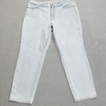 Old Navy  Womens Jeans 16 37x26 Blue High Rise OG Straight Light Wash Photo 0