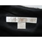 Boston Proper Black Lace Print Colorblock Scuba Stretch Sheath Dress 4 Photo 3