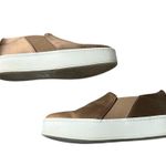 Vince Satin Warren Slip On Sneaker Sz 8 Photo 2