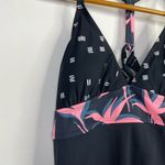 Carve Designs Dahlia One Piece Swimsuit UPF 50 Black Tropical Womens XL new nwt Photo 3