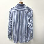 Brooks Brothers ‎ 100% Cotton Button Down Striped Shirt Blue White Size M Photo 1