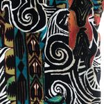 Chico's  Silk Skirt Lined Tribal Asymmetrical Boho Photo 5