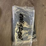 Edikted Black Leather Going Out Mini Dress Photo 9