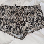 Windsor  Low-Rise Snake Print Shorts Photo 0
