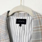 1. State [] Heather Grey Woodland Plaid One Button Blazer Jacket Work NWT Size 14 Photo 9