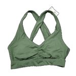 Aerie READ Offline By Real Me Ruched Sports Bra Green Size XS Padded Lined Photo 0