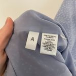 Loft ANN TAYLOR Dove Print Shirttail Cami Periwinkle Purple Blue Bird Animal Top Photo 8