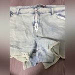 Torrid  Acid Wash Denim High Rise Raw Hem Cut Off Short Shorts Size 26‎ Plus Photo 8