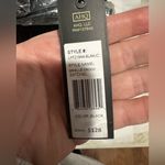 London Fog  Black Croc-Embossed Handbag Photo 4