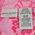 White Stag  Button Up Pink Floral 3/4 Sleeve Blouse Top Plus Size 22W 24W Office Photo 8