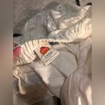 Farm Rio  Off-Shoulder Lace Jumpsuit in White Photo 3