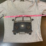 Baru Gray Beaded‎ Graphic Tee M Brazil Van Fashion V Photo 5