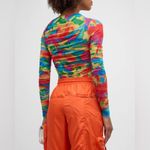 NWT SER.O.YA Janey Multicolor Top Size XS Abstract Palm SER. O. YA Pink Photo 3