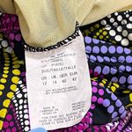 Colorful Polkadot Swimdress One Piece Swimsuit Swim Dress Tropical Palm 8 10 12 Black Photo 4