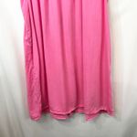 Crown & Ivy XXL Dress Pink Smocked Ruffle Cap Sleeve Shift Knee Preppy 1728 Photo 7