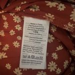 Madewell NEW Wrap-Front Romper in Orange Daisy Print Photo 5