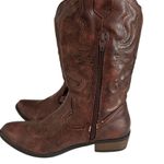 Cherokee Brown Western Cowboy Boots EUC Photo 2
