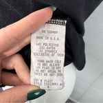 L8ter Vintage  Wooden Beaded Neckline Black Halter Top Y2K Size M Photo 5