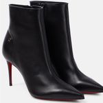 Christian Louboutin New Sporty Kate Leather Ankle Boots in Black Photo 1