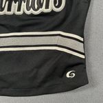 Cheerleader Uniform Top Black Silver V Photo 3