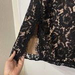 Fame and Partners x FP Lace Black Mini side slit sexy Dress US 10 Photo 3