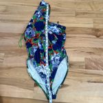 ZARA 🆕  Floral Asymmetrical One Shoulder  Bodysuit  -  NWT Photo 5