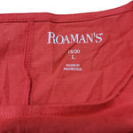 Roaman’s Roaman's Top Size Large 18/20 Plus Size Blouse Tunic Asymmetrical High Low Shirt Women's Top Photo 4