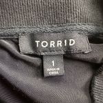 Torrid  Women's Black Lace Bomber Jacket Size 1x Full-Zip Casual Photo 4