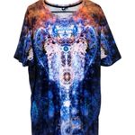 iHeartRaves Electro Threads Cosmic Sacred Geometry Graphic Tee Photo 0