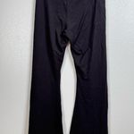 Social Tourist LA Black Low Rise Crossover Waist Flare Leggings Size Large Photo 2