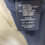 Ralph Lauren Silk Linen Trousers NWT Size 8 Navy Wide Leg Comfortable Chic Flowy Photo 7