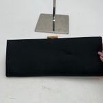 Banana Republic  Black Clutch Evening Bag Bamboo Clasp Small Formal Party Photo 2