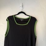 FINITY WOMAN Vintage 90s Grunge Black Sleeveless Square Neck Tank Top Top 1X Photo 1