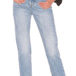 Levi's Levi’s Premium Wedgie High Rise Button Fly Raw Hem Jeans Photo 0