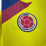 Adidas Colombia Women Soccer Jersey L Yellow 2018 World Cup Climalite Athletic Photo 3