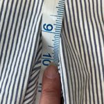 J. Crew Womens Cameron Pinstripe Cotton Blend Trouser Pants Blue White Size 2‎ Photo 7