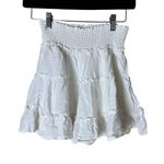 Garage Tiered & Smocked Mini Skirt Size XS with Lining Photo 0