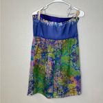 Tibi  Silk Strapless Cocktail Dress Photo 3