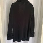 Max Studio  Faux Fur Collar Cardigan Sweater Sz: Small Photo 1