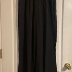 Three Eighty Two NWT  Edison Wide Leg Trouser Pants Black Large Business Min… Photo 0