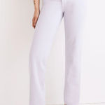 Madewell NWT  Lavender Purple The Perfect Vintage Straight Jean Women's size 27 Photo 0
