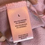 Juicy Couture  | Pink Velour Rhinestone Embellished Sweatshirt Sz L Photo 7