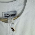Vintage The 1 East Custom Collection White Box Top 100% Cotton Top Size 10 Photo 4