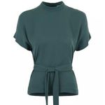 SAMSØE & SAMSØE Kimberly Top In Mallard Green Blue Photo 0