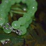 Sea glass green beaded bracelets (set of 2) Photo 2