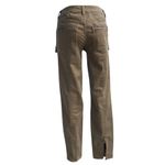 Cache  Olive Embellished Jean Pant Cargo Denim Zipper Leg Rhinestone $128 NWT Photo 1