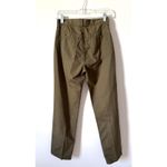 Escada Sports Italy High Rise Cotton Casual Pants Army Green Size 34/US 2 Photo 2